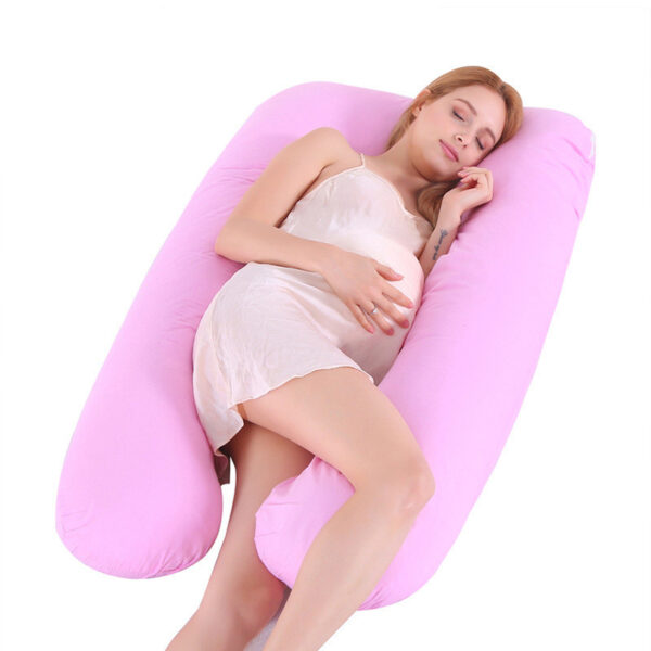 Summer Sleeping Support Pillow For Pregnant Women U Shape Maternity Pillows Pregnancy Ice Silk - Image 4