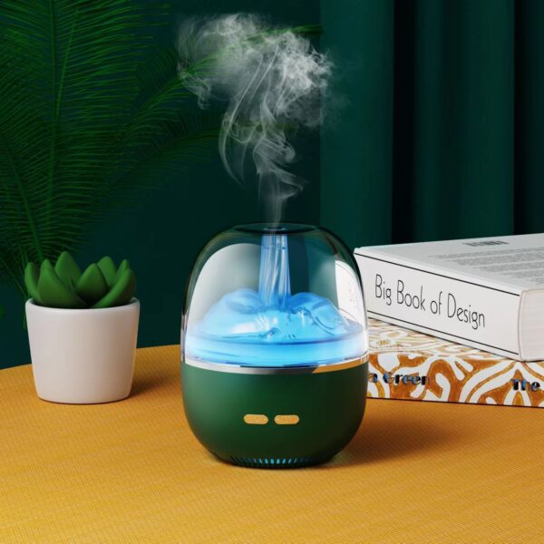 Air Humidifier Essential Oil Ultrasonic Aromatherapy Atomizer Colorful Light Heavy Fog Volume Office Home Accessories - Image 3