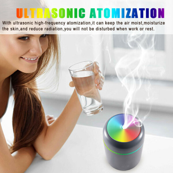 Aroma Essential Oil Diffuser Grain Ultrasonic Air LED Aromatherapy Humidifier - Image 5