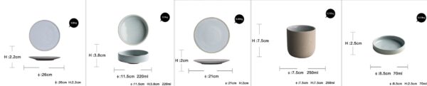 Household Dinner Plate, Flat Plate, Bowl And Plate Set - Image 2