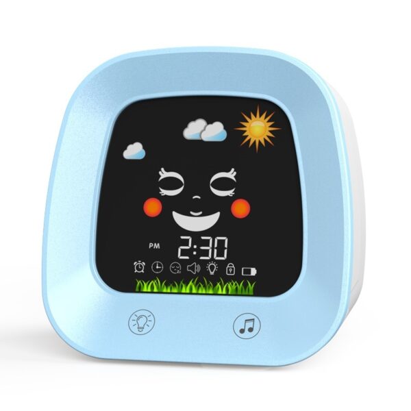 Children's Music Alarm Student Mute Snooze Alarm Bedside Luminous Clock - Image 5