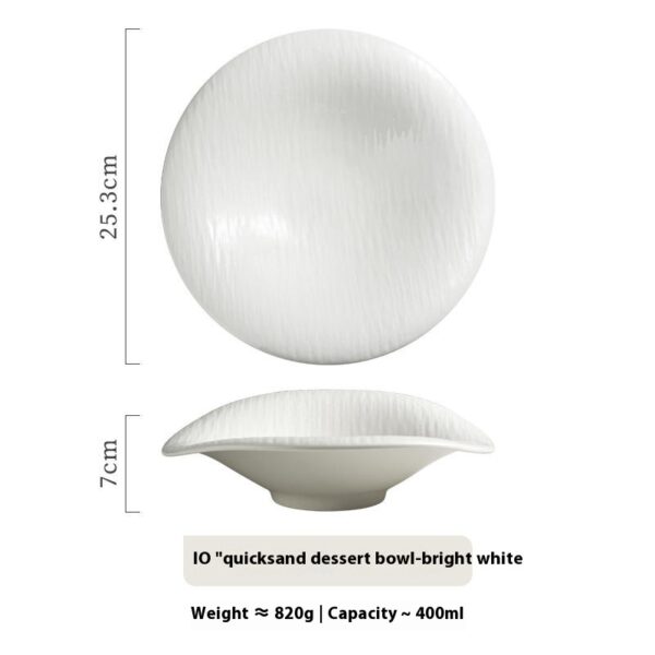 High-grade Creative Strange Shape Light Luxury Ceramic Bowl - Image 6