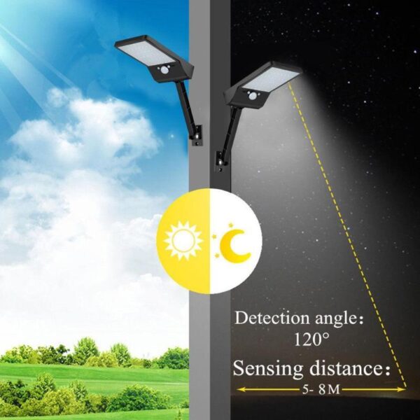 Remote control sensor light 48LED garden light - Image 8