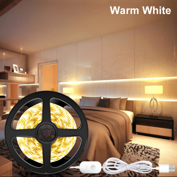 Led Light With Usb Human Body Intelligent Sensor Waterproof Light With Cabinet Wardrobe Soft Light Bar - Image 3