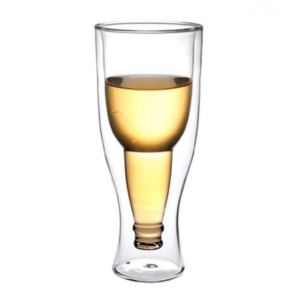 Creative Cocktail Wineglass Mug Double Wall Mugs Beer Wine Glasses Whiskey Champagne Glass - Image 3