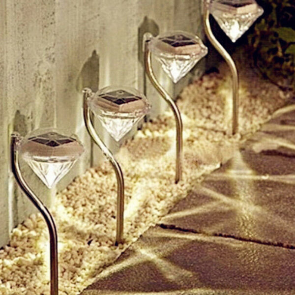 Solar Powered Garden Diamond Light - Image 2