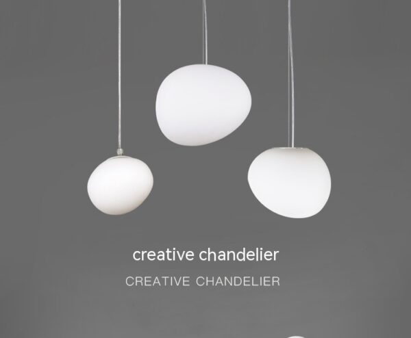 Nordic Designer Living Room Personalized Glass Chandelier Lamps - Image 5