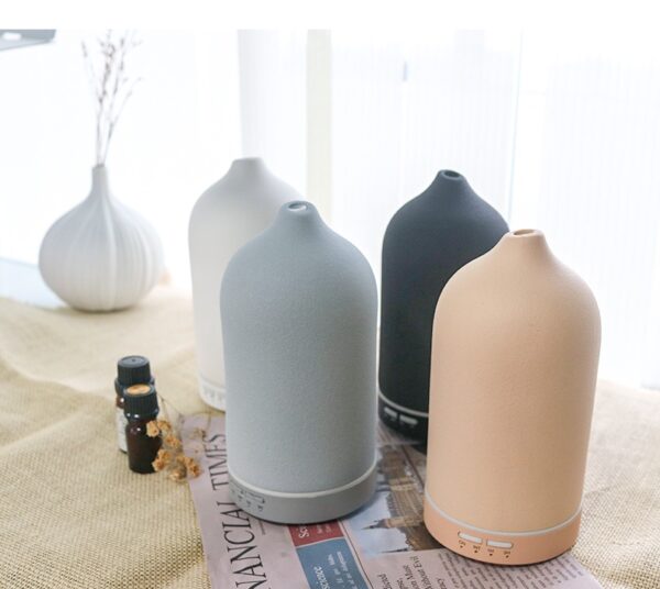 5 Colors Humificador  Ceramic Aroma Diffuser Ultrasonic Diffusers Ceramic Humidifier - Image 3