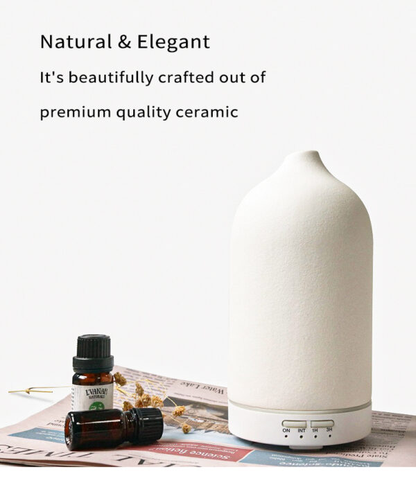 5 Colors Humificador  Ceramic Aroma Diffuser Ultrasonic Diffusers Ceramic Humidifier - Image 6