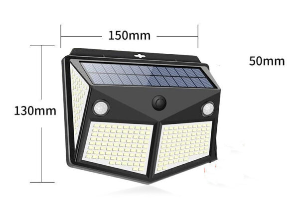 Outdoor Rainproof Garden Villa LED Solar Light Dual Sensor - Image 7