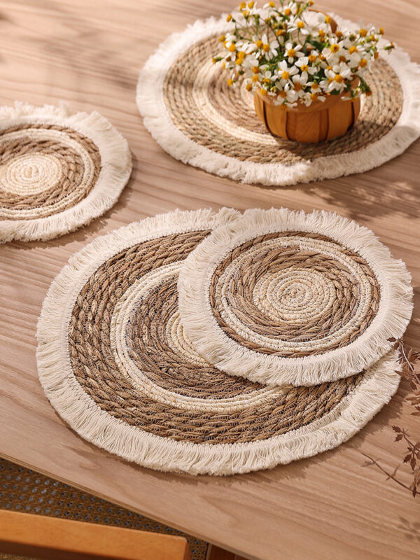 Tassel Grass Insulated Dining Table Mat - Image 7