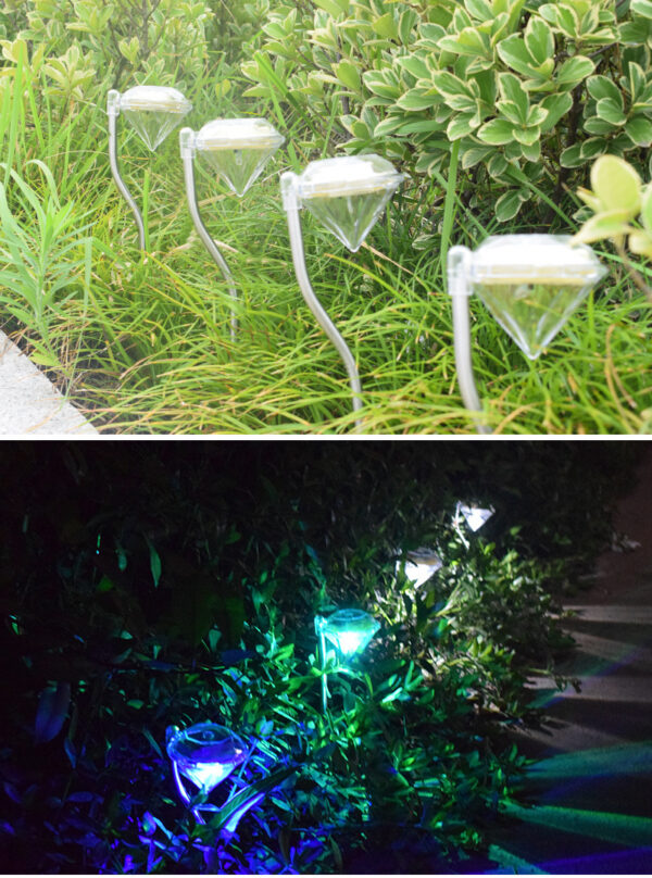 Solar Powered Garden Diamond Light - Image 4