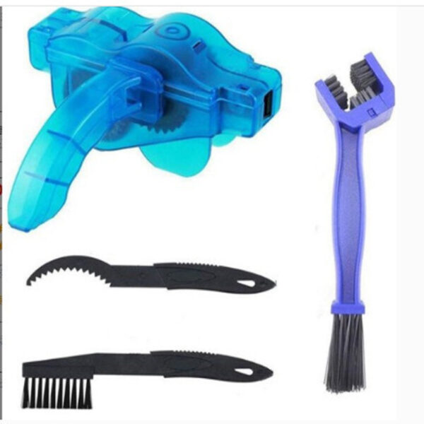 Bicycle Cleaning Tool Set Large Bristle Scrub Chain Cleaner Small Brush - Image 8