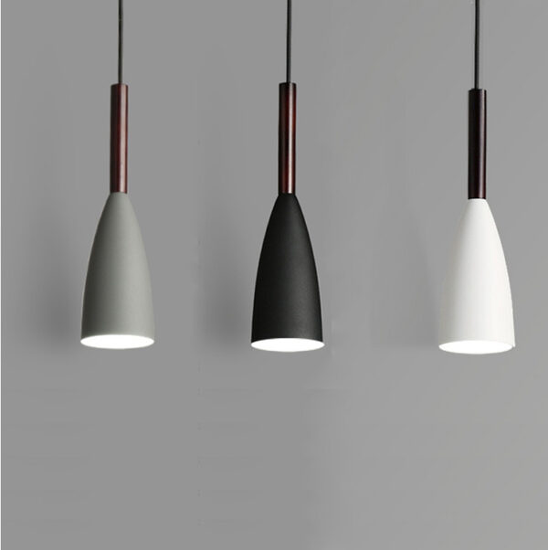 Nicolai, Nordic Inspired Pendant Light in Black, Blue, Green and White - Image 2