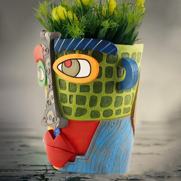 Outdoor Courtyard Crafts Funny Flowerpot Decoration - Image 3