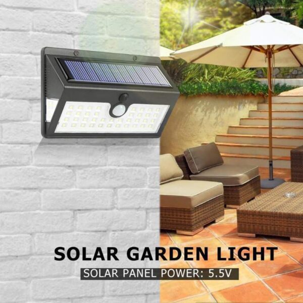 Three-sided Luminous Solar Sensor Wall Lamp - Image 8