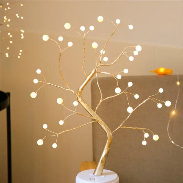 Led Copper Wire Light Bedroom Light - Image 3