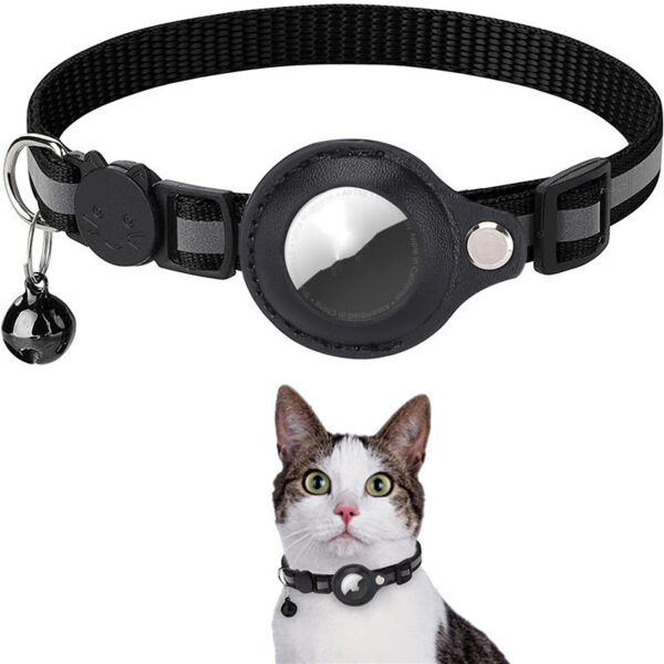 Airtag Cat Dog Kitten Puppy Nylon Collar - Image 4
