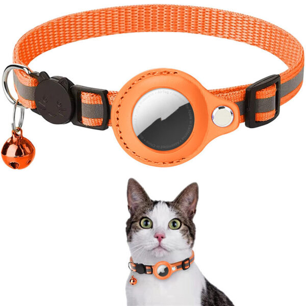 Airtag Cat Dog Kitten Puppy Nylon Collar - Image 6