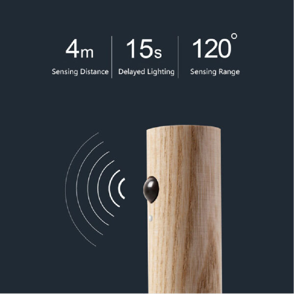 LED USB Magnetic Wood Wireless Night Light - Image 9
