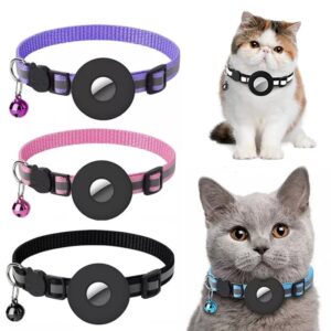 Airtag Cat Dog Kitten Puppy Nylon Collar