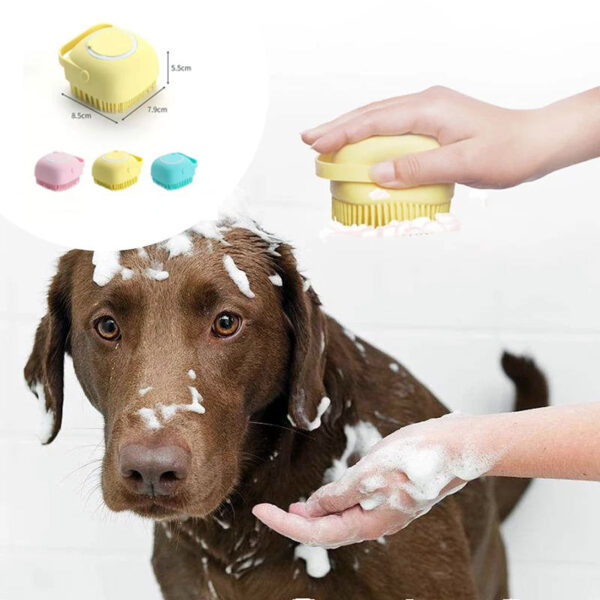 Silicone Dog Bath Massage Gloves - Image 8